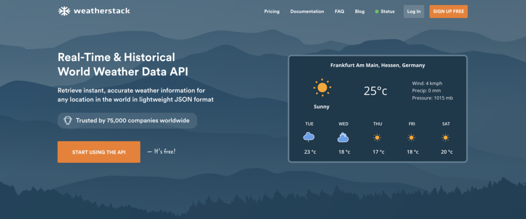 weatherstack historical weather api national weather service for analyzing the air quality data and severe weather alerts