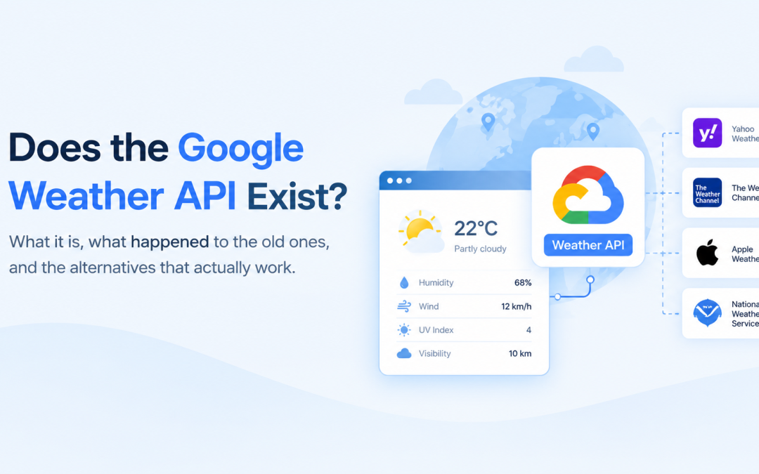Google Weather API: Does It Exist, and What to Use Instead