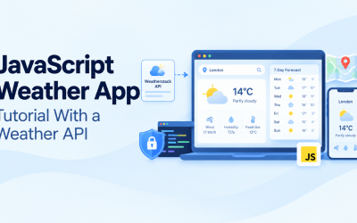 JavaScript Weather App Tutorial: Build One With a Weather API