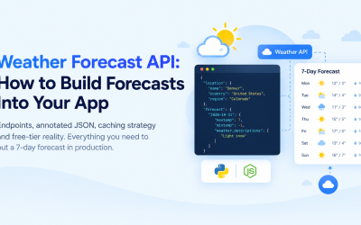 Weather Forecast API: How to Build Forecasts Into Your App