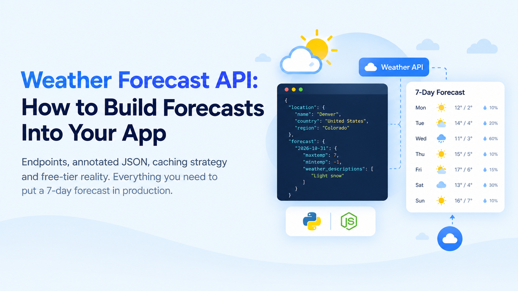Weather Forecast API