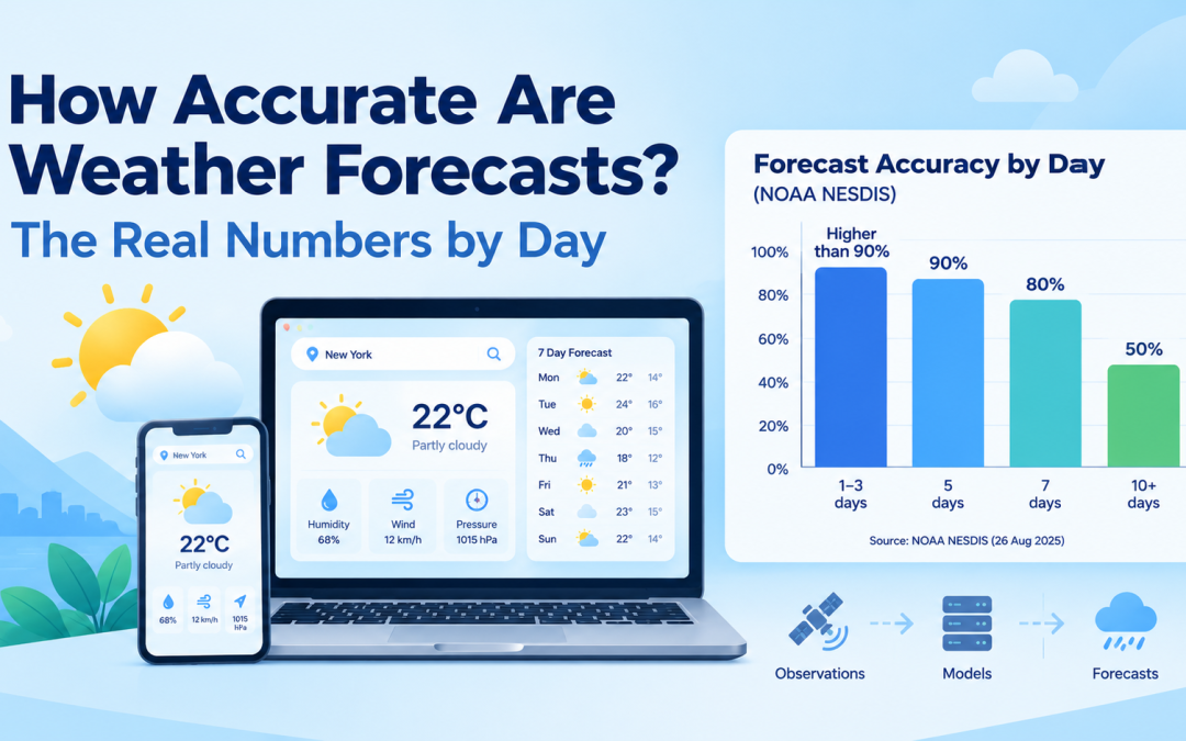 How Accurate Are Weather Forecasts? The Real Numbers by Day